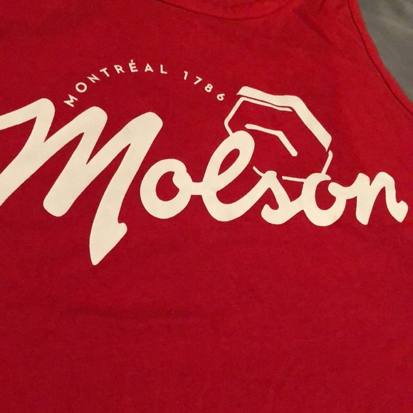 5/$25🖤 Molson shirt - Picture 2 of 3